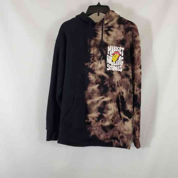 Market x Rolling Stones Smiley Tie-Dye Men's Hoodie Limited Edition size Medium